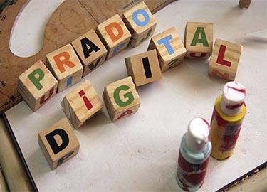 Piezas de puzzle con las palabras prado digital Piezas de puzzle con las palabras prado digital