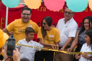 Inauguration of the first Piecitos Colorados school in Central America
