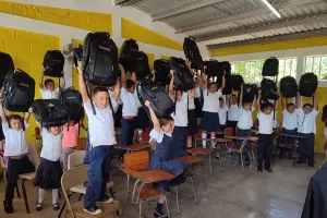 In Honduras, we continue to promote education through Piecitos Colorados